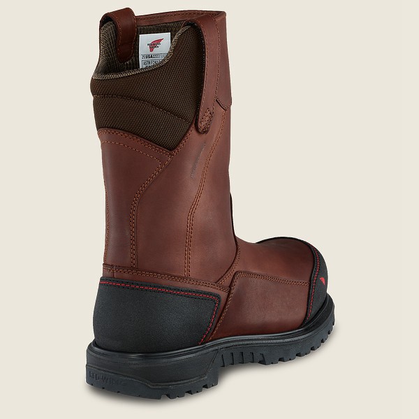 Botas de Seguridad Red Wing Hombre Marrom/Negros - Brnr Xp - 11-Inch Waterproof Csa Toe Pull-On - 92